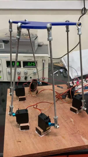 Design and fabrication of a Stewart Platform